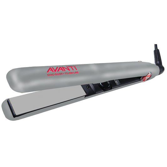 AVANTI Nano-Silver, Tourmaline & Ceramic Flat Iron- 1"