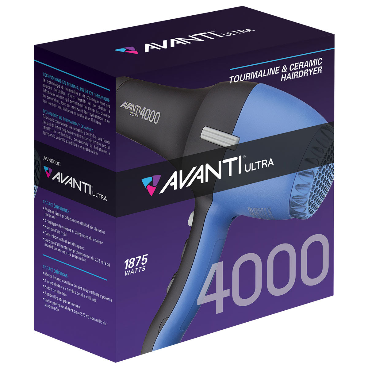 AVANTI Ultra Tourmaline and Ceramic Hairdryer