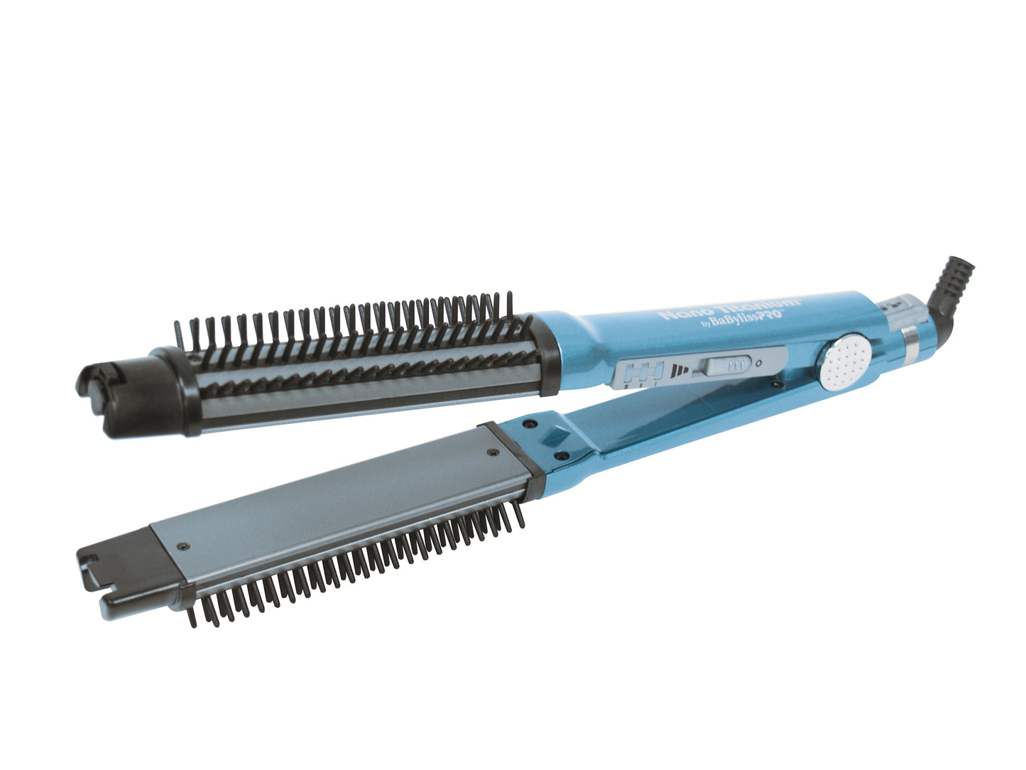 BABYLISSPRO Omnistyler 2-IN-1 Curling Brush & Flat Iron