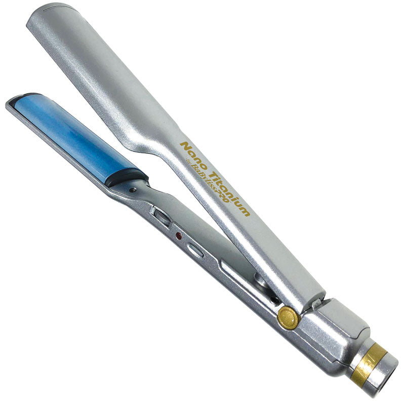 BABYLISSPRO Nano-Titanium & Ceramic Curved Plates Flat Iron- 1-1/2"