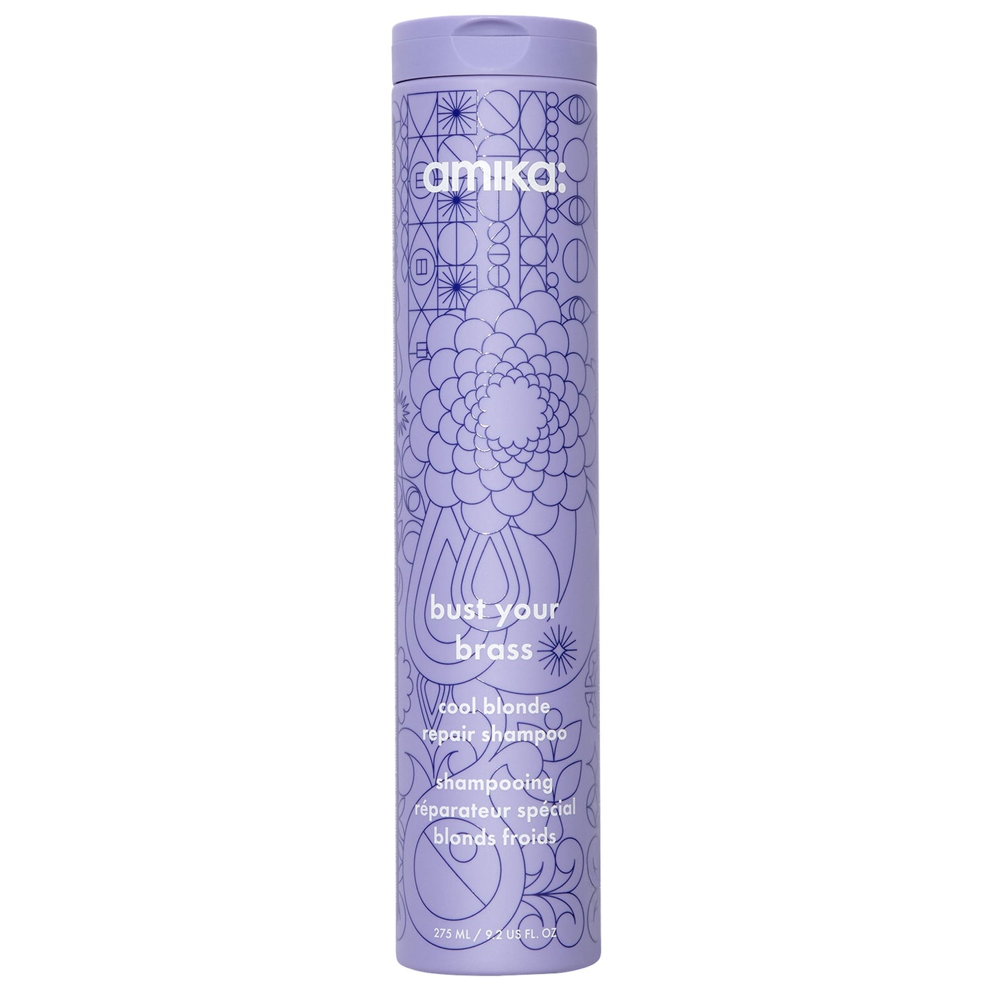 AMIKA Bust Your Brass Blonde Purple Shampoo