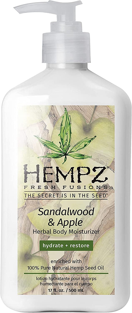 HEMPZ Fresh Fusions Sandalwood & Apple Herbal Body Moisturizer