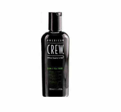 American Crew 3-IN-1 Tea Tree Shampoo, Conditioner, Body Wash