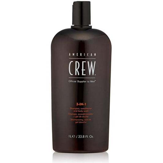 American Crew 3-in-1 Shampoo, Conditioner, Body Wash