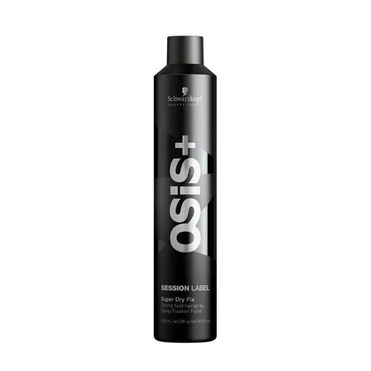 SCHWARZKOPF OSIS+ Session Label Super Dry Fix Strong Hold Hairspray
